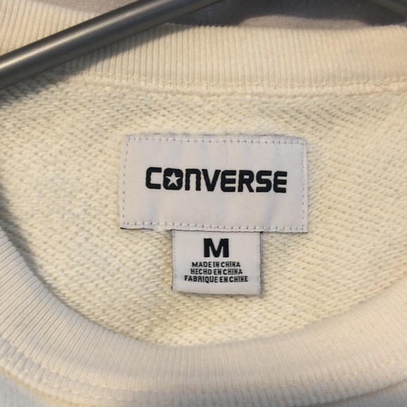 CONVERSE REMASTERED ESSENTIALS SWEATSHIRT IN CREAM - Picture 5 of 7